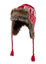 PIT BULL winter hat &quot;Mission Bay &#39;21&quot; - red