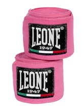 Boxing bandage wraps 3.5 m Leone - pink
