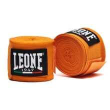 Boxing bandage wraps 3.5 m Leone - orange