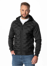 PIT BULL &quot;Roxton&quot; spring jacket with hood - black