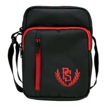 Shoulder bag Pretorian "Red PS" - black