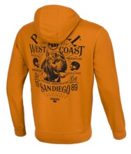 PIT BULL Tricot &quot;San Diego 89&quot; &#39;22 zip up hoodie - honey