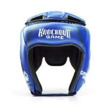 Ground Game &quot;Cyborg&quot; boxing helmet - blue