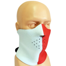 Neoprene mask Extreme Adrenaline &quot;White / Red&quot; - Long