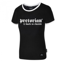 T-shirt Womans Pretorian "Back to classic" - Black