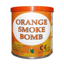 Can smoke candle - orange